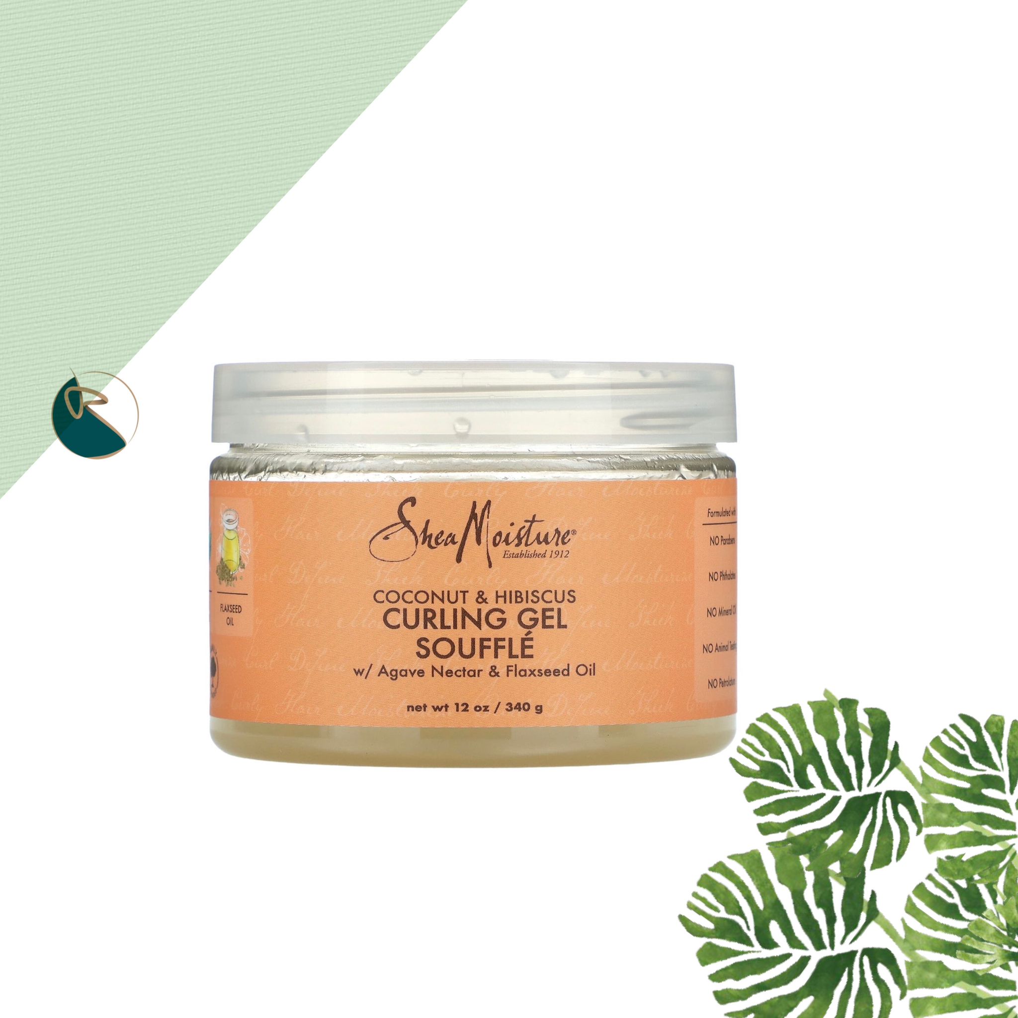 Shea Moisture Coconut &amp; Hibiscus Curling Gel Souffle 340G